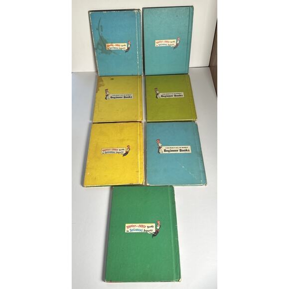 Lot of 7 Vintage 1958-1970 Dr. Seuss Book Club Edition Books - Picture 5 of 15